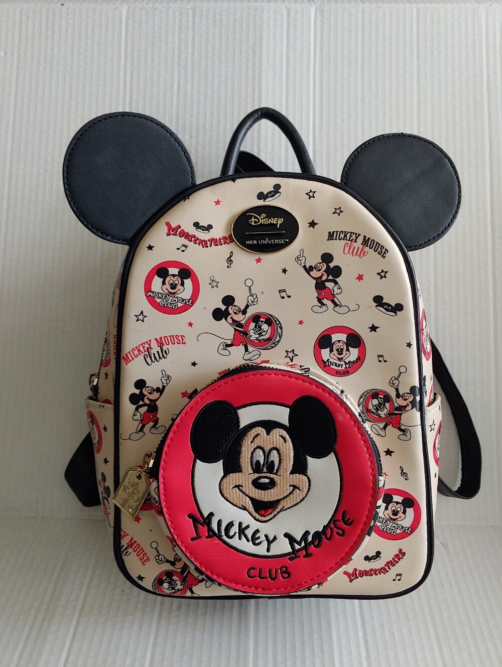 Her Universe Disney 100 Anniversary Mickey Mouse Club Mini Backpack